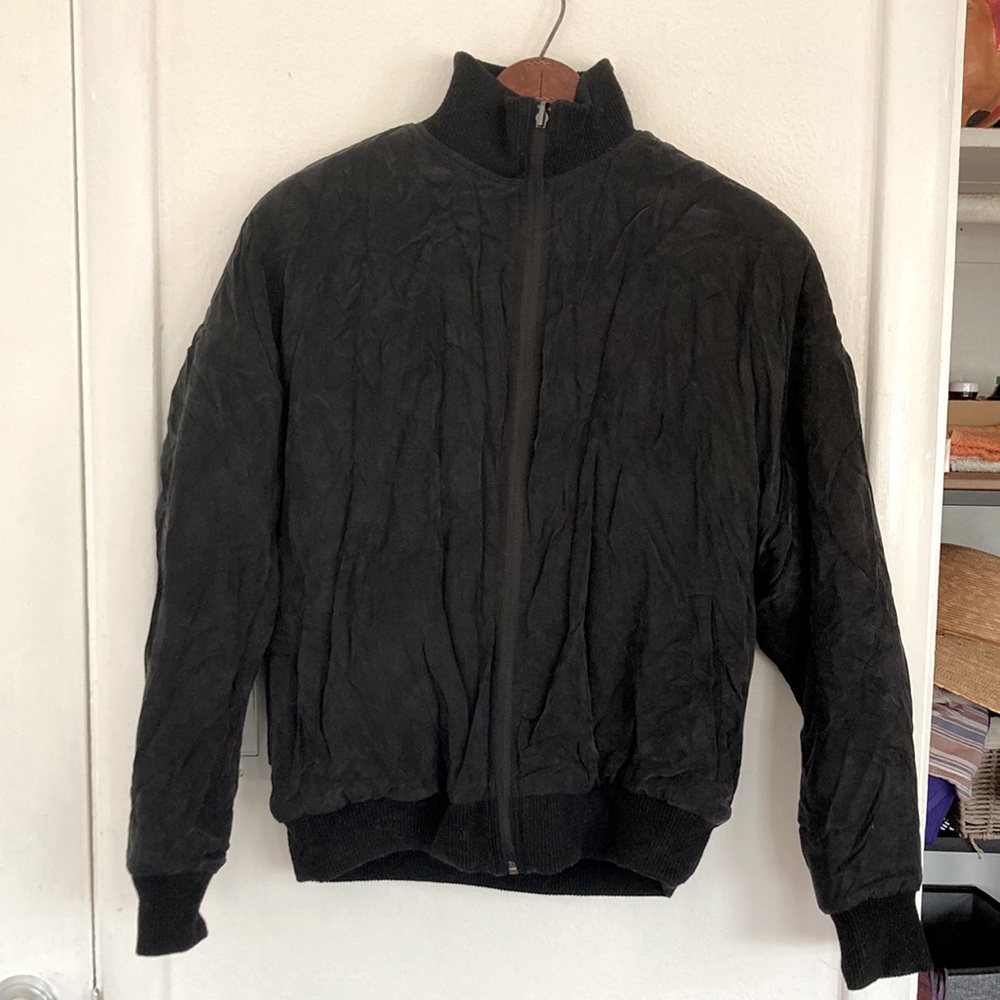 Alala reversible bomber jacket - black / xs